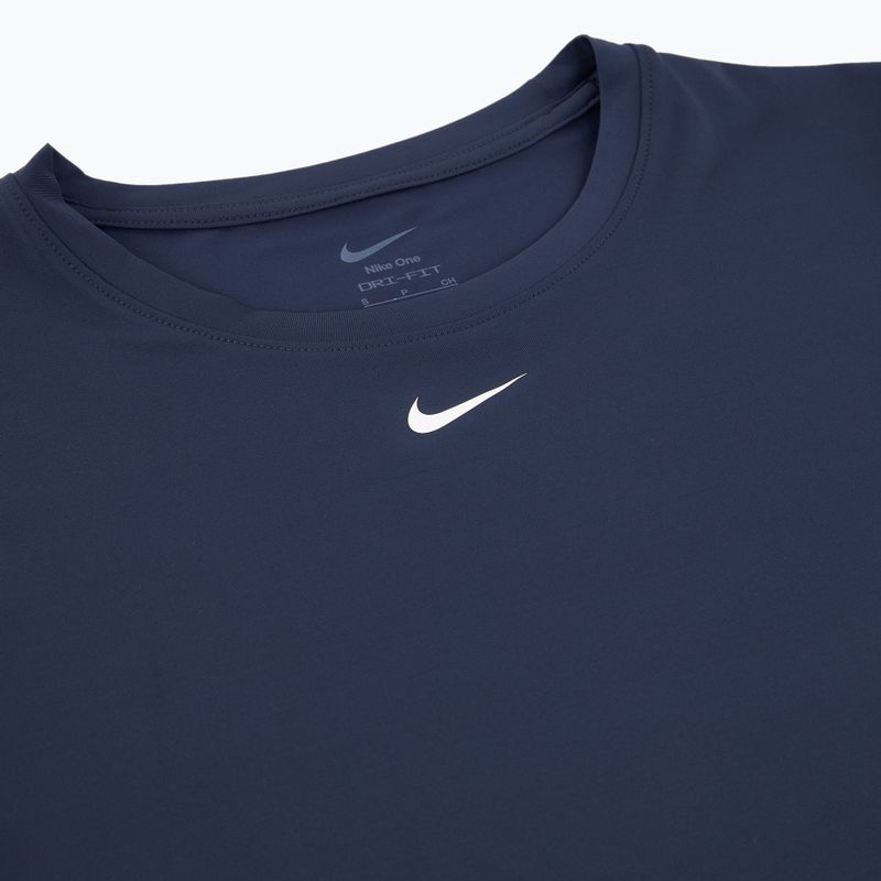 Dámske tréningové tričko Nike One Classic Dri-Fit midnight navy/white 6