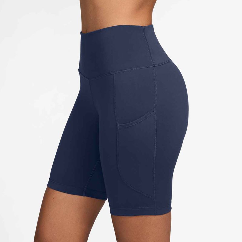 Dámske šortky Nike One High Waisted 8" Biker midnight navy 3