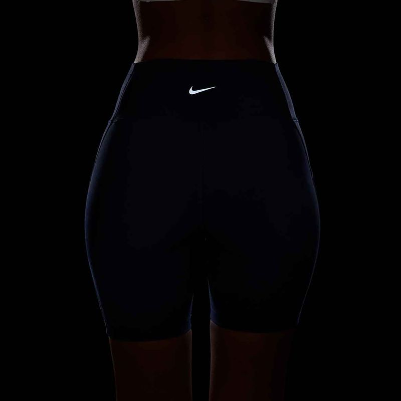 Dámske šortky Nike One High Waisted 8" Biker midnight navy 14