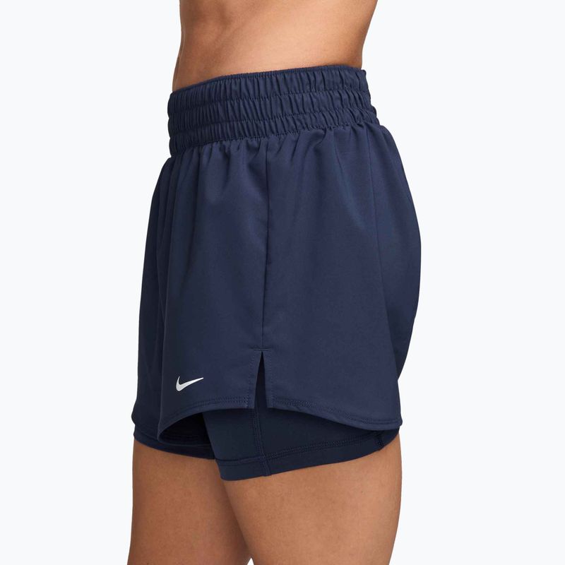 Dámske šortky Nike One Dri-Fit High-Waisted 3" 2In1 midnight navy 3