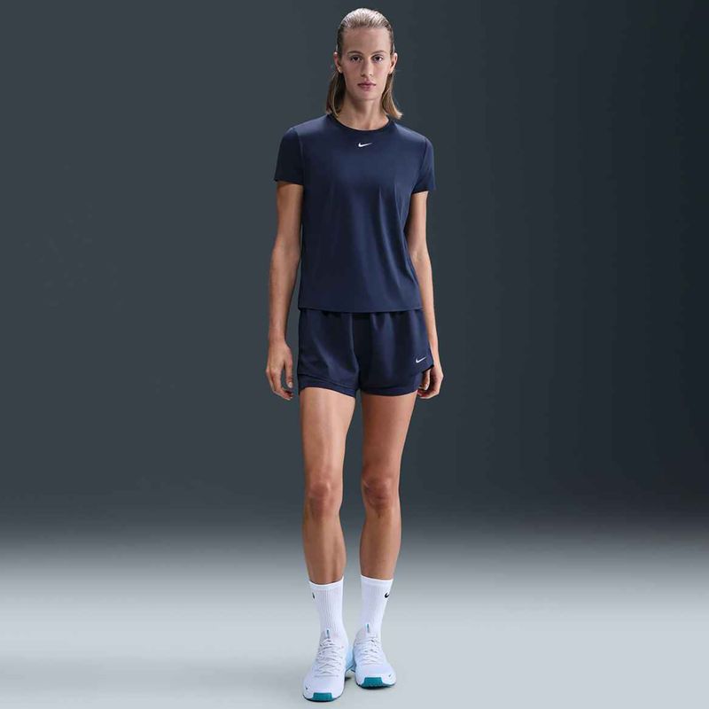 Dámske tréningové tričko Nike One Classic Dri-Fit midnight navy/white 7