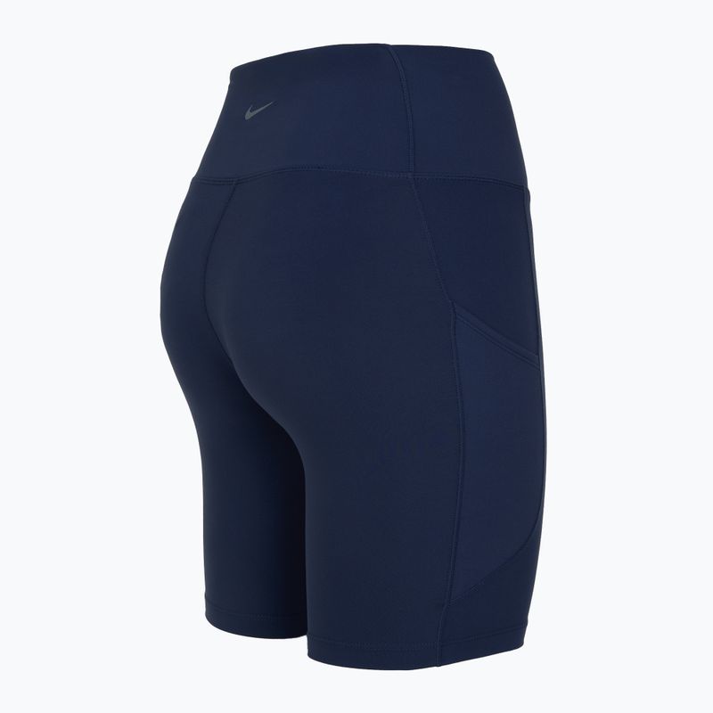 Dámske šortky Nike One High Waisted 8" Biker midnight navy 8