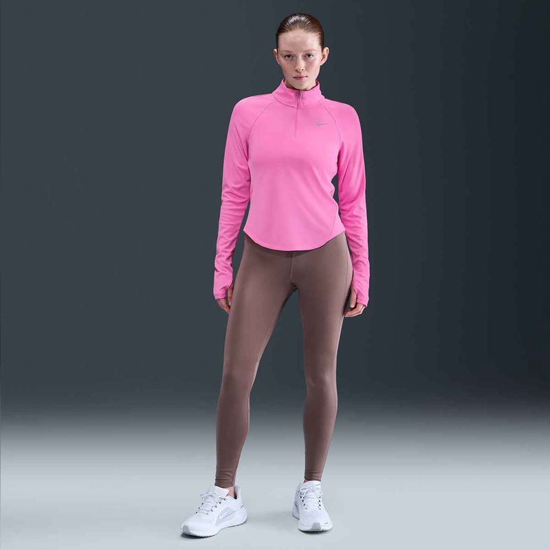 Dámska bežecká mikina Nike Tempo Dri-Fit 1 / 4 Zip playful pink 5