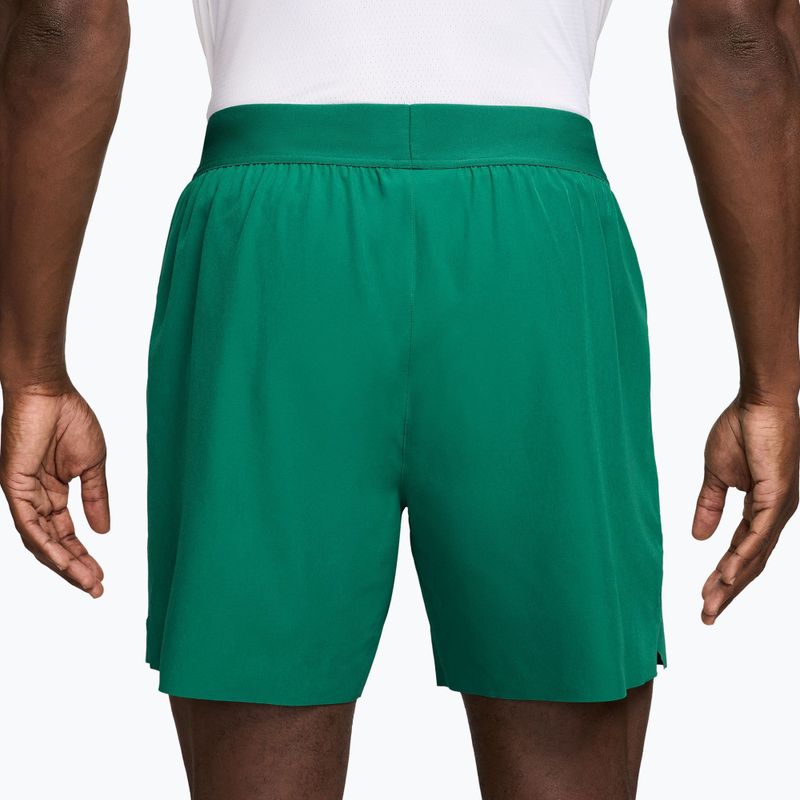 Pánske tenisové šortky Nike Court Dri-Fit Advantage 6" malachite/white 2