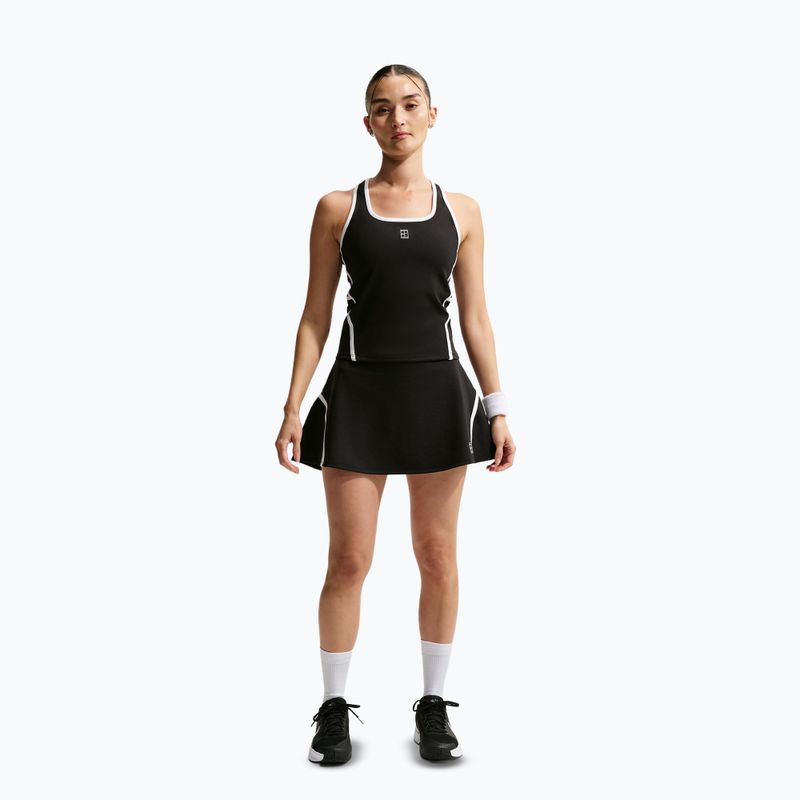 Tenisová sukňa Nike Court Advantage Dri-Fit High Waisted black/white 2