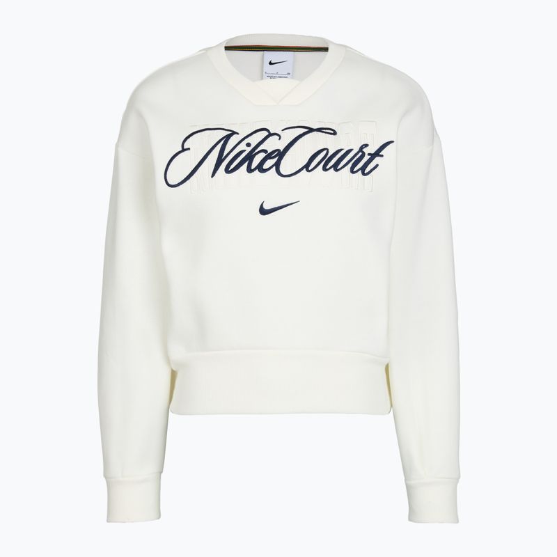 Dámska mikina Nike Court Collection French Terry Crew Neck sail/midnight navy 4