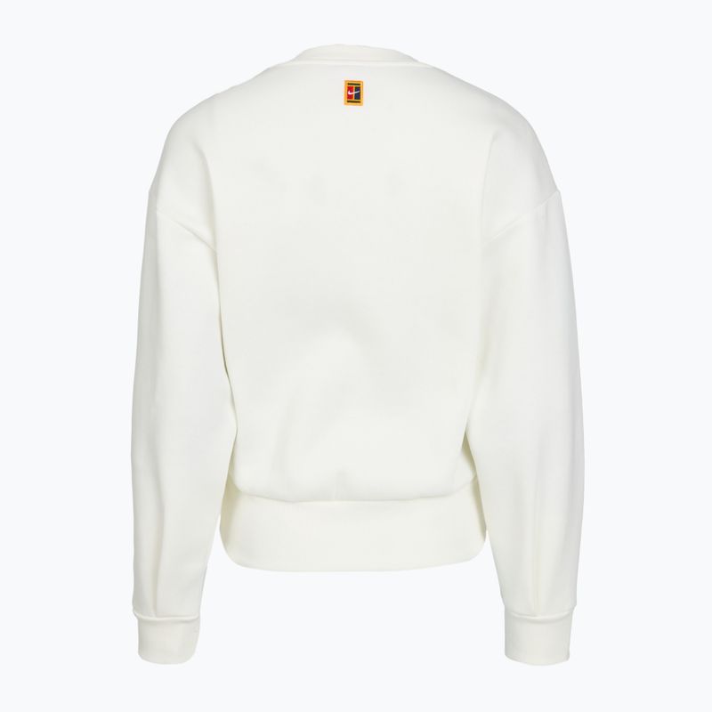 Dámska mikina Nike Court Collection French Terry Crew Neck sail/midnight navy 5