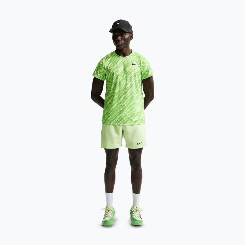 Pánske tenisové šortky Nike Court Dri-Fit Victory 7" light liquid lime/black 3