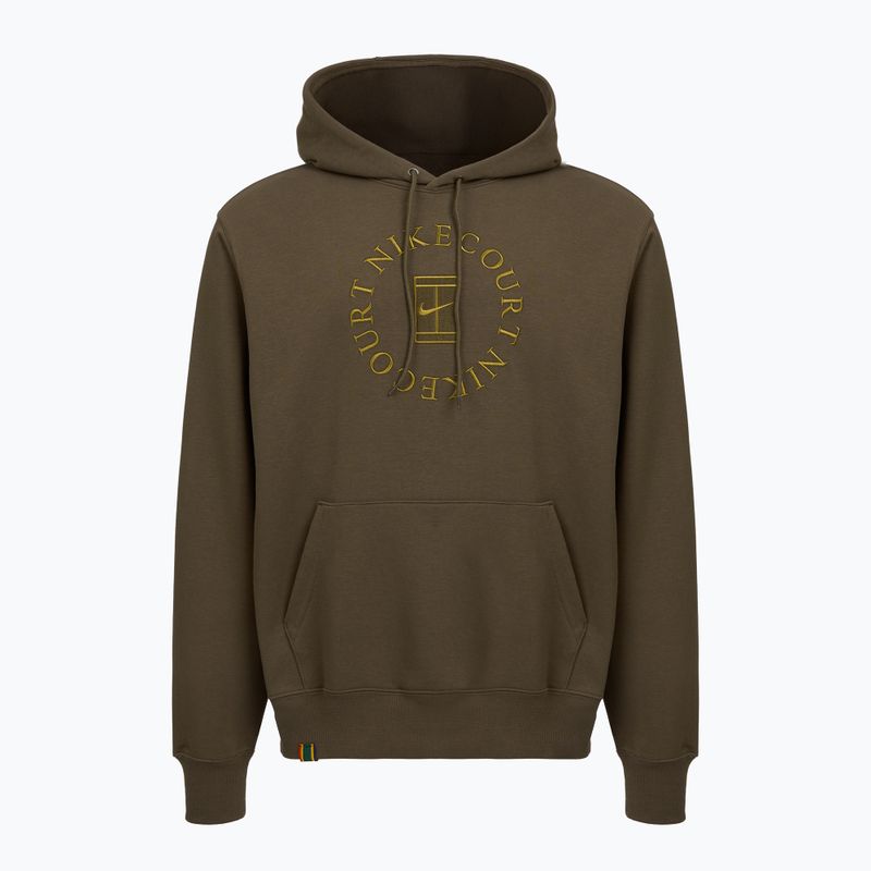 Pánska tenisová mikina Nike Court Dri-Fit Heritage French Terry Hoodie dark hazel/saffron quartz 4