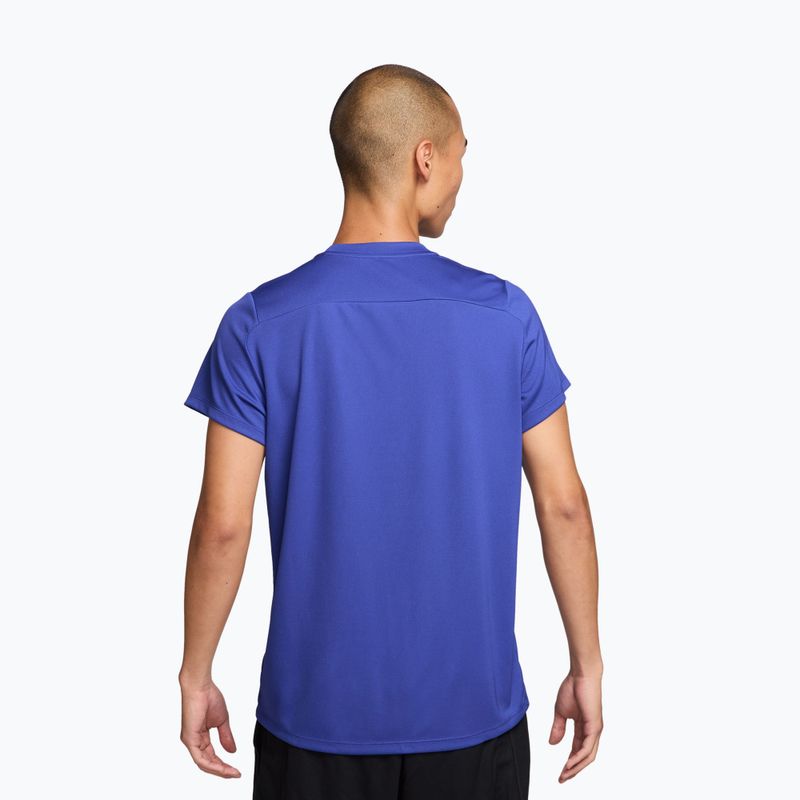 Pánske tenisové tričko Nike Court Dri-Fit Victory lapis blue/white 2