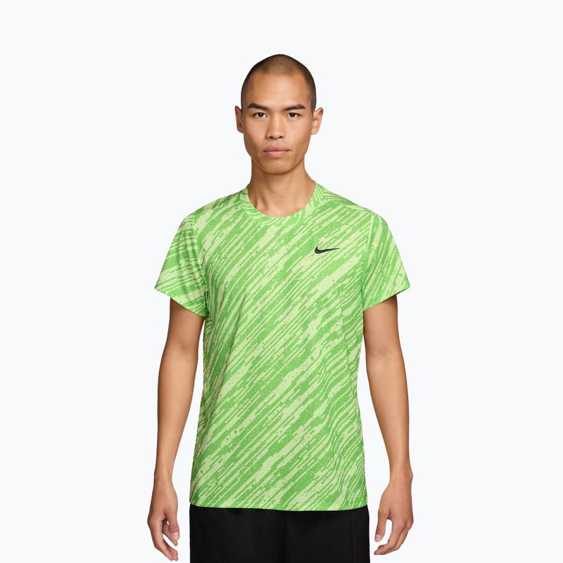 Pánske tenisové tričko Nike Court Dri-Fit Victory Print mean green/black