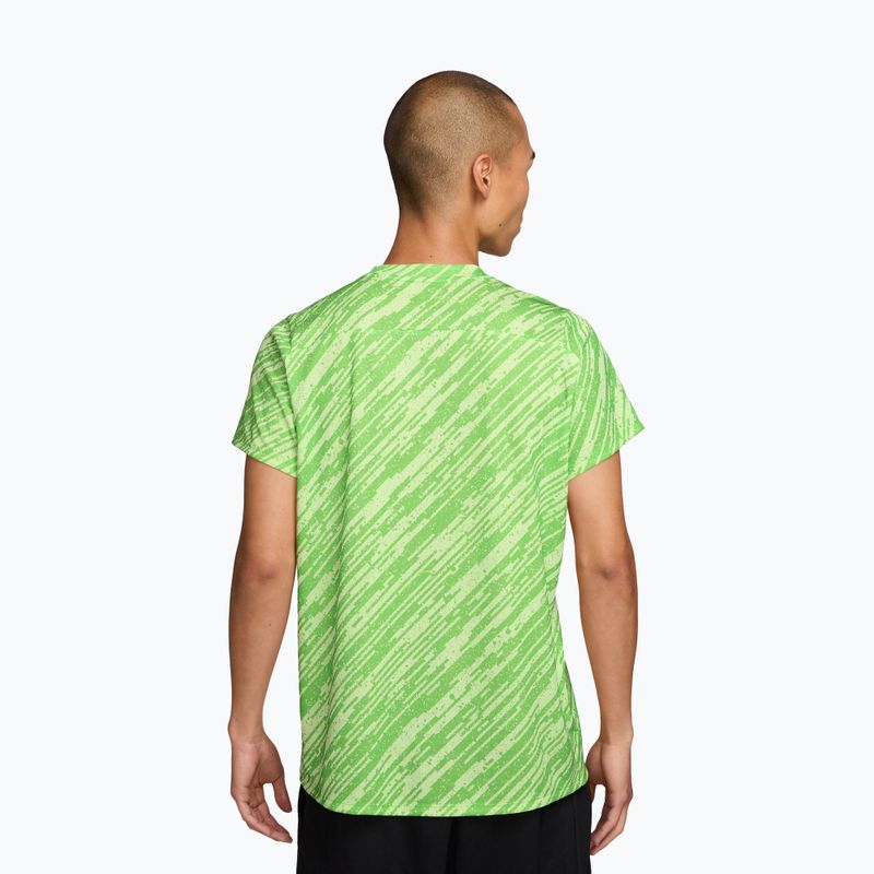 Pánske tenisové tričko Nike Court Dri-Fit Victory Print mean green/black 2