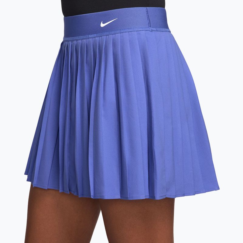 Tenisová sukňa Nike Victory Dri-Fit High-Waisted Pleated sapphire/white 3