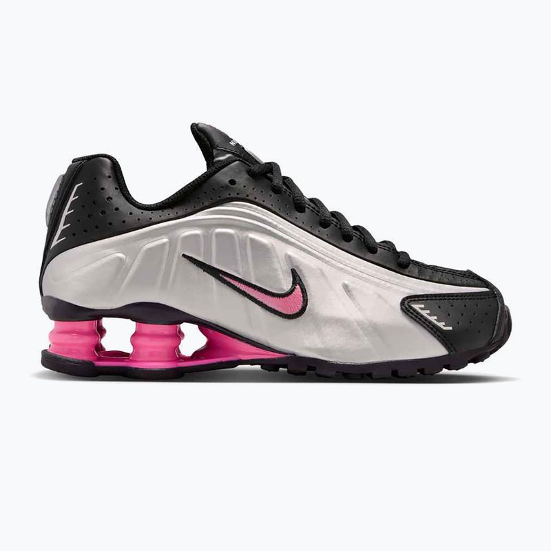 Topánky Nike Shox R4 black/pinksicle/metallic silver 8