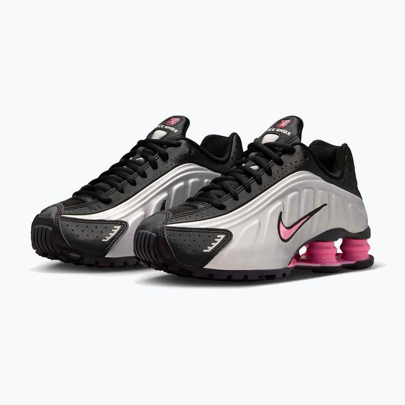 Topánky Nike Shox R4 black/pinksicle/metallic silver 10