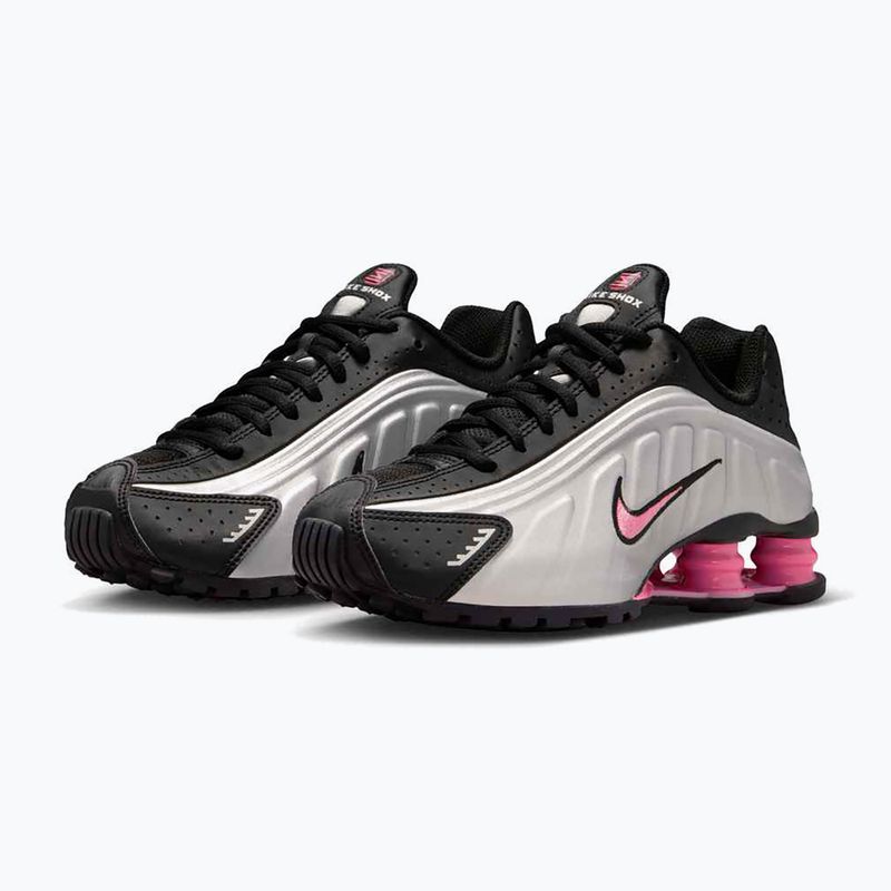 Topánky Nike Shox R4 black/pinksicle/metallic silver 12