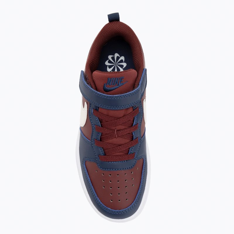 Detské topánky Nike Court Borough Low Recraft  dark team red/soft pearl/midnight navy 5
