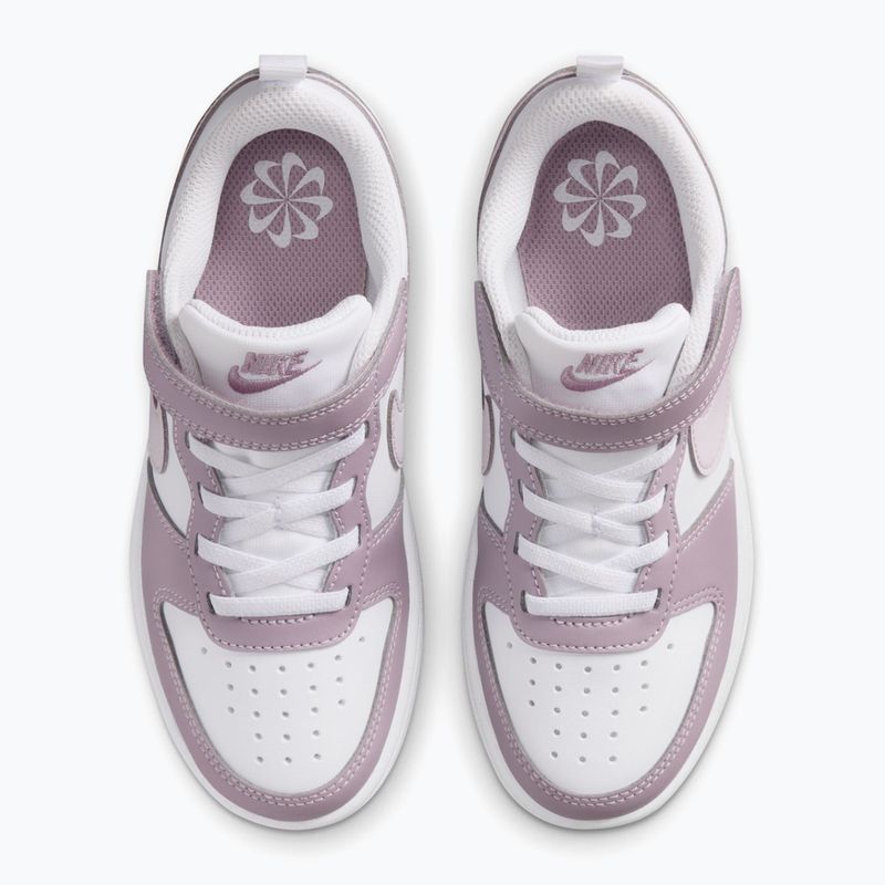 Detské topánky Nike Court Borough Low Recraft white/plum fog/white/venice 4