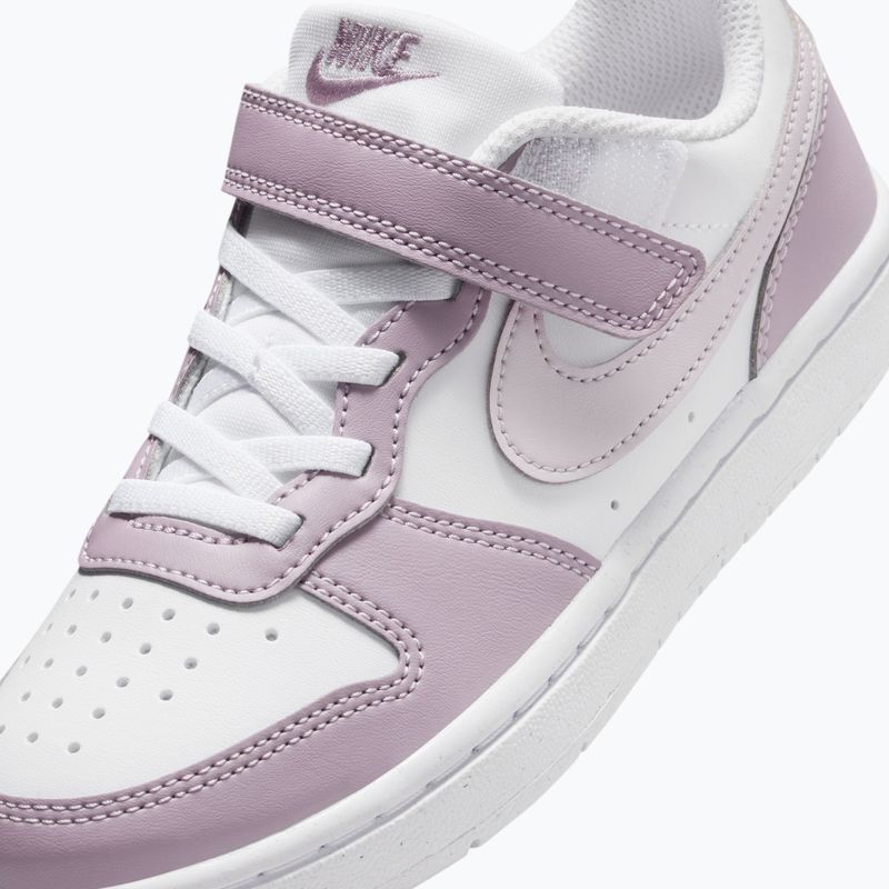 Detské topánky Nike Court Borough Low Recraft white/plum fog/white/venice 5