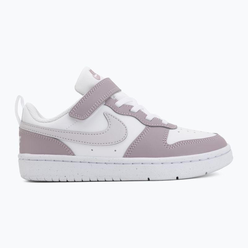 Detské topánky Nike Court Borough Low Recraft white/plum fog/white/venice 2