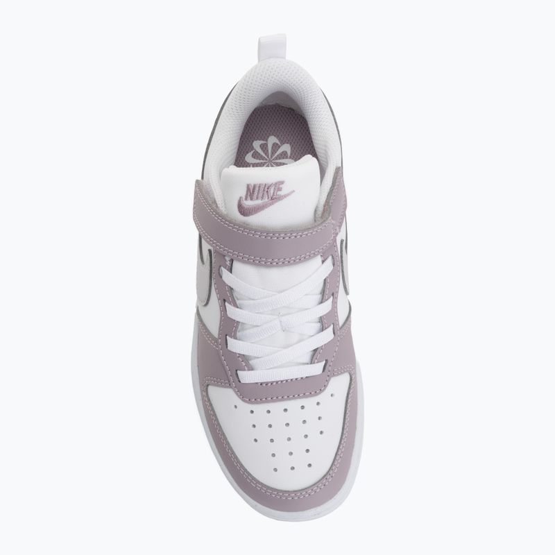 Detské topánky Nike Court Borough Low Recraft white/plum fog/white/venice 5