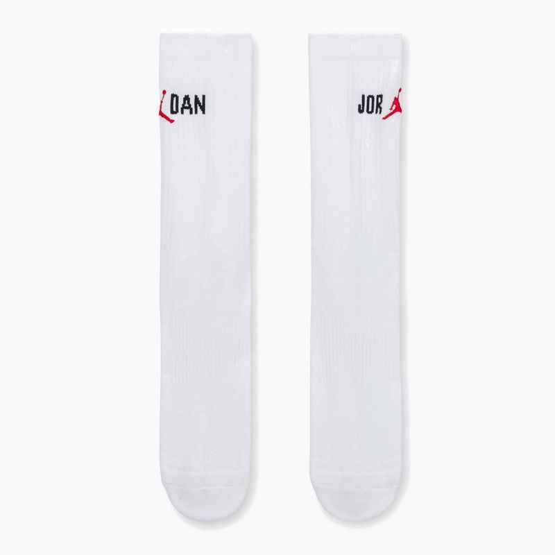Ponožky Jordan Everyday Crew 1 pár white/black/university red 2