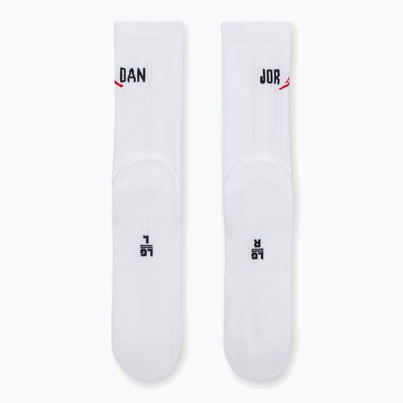 Ponožky Nike Jordan Everyday Crew 1 pár white/black/university red 3