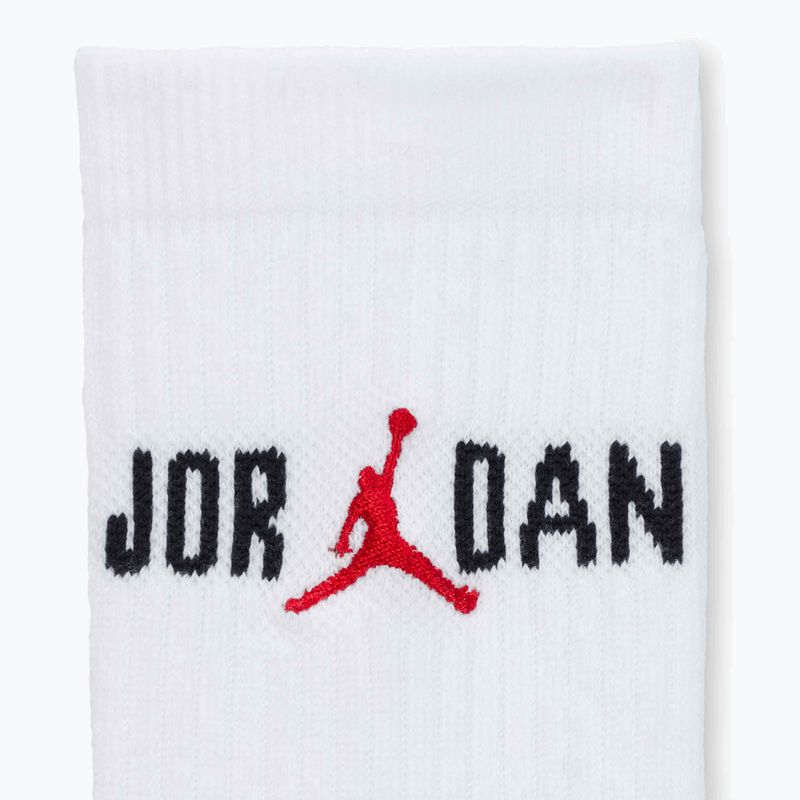 Ponožky Jordan Everyday Crew 1 pár white/black/university red 4