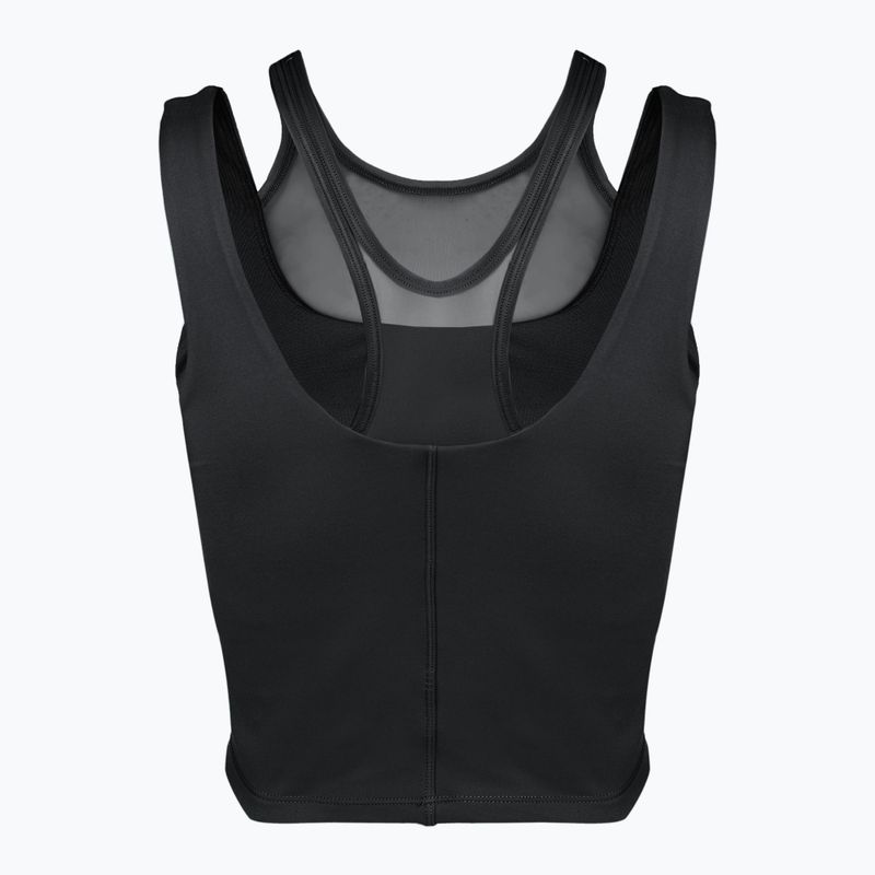 Dámsky tréningový top Nike One Fitted Dri-Fit Cropped Tank black/dark smoke grey 7