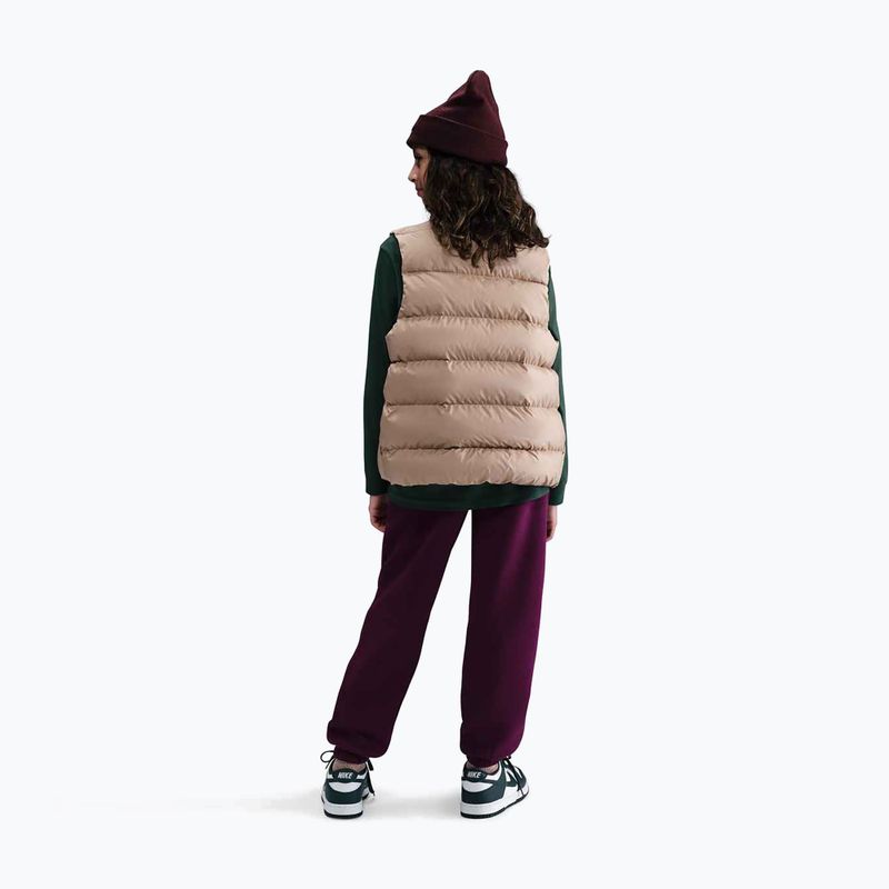 Detské nohavice Nike Sportswear Club Fleece burgundy/burgundy/white 3