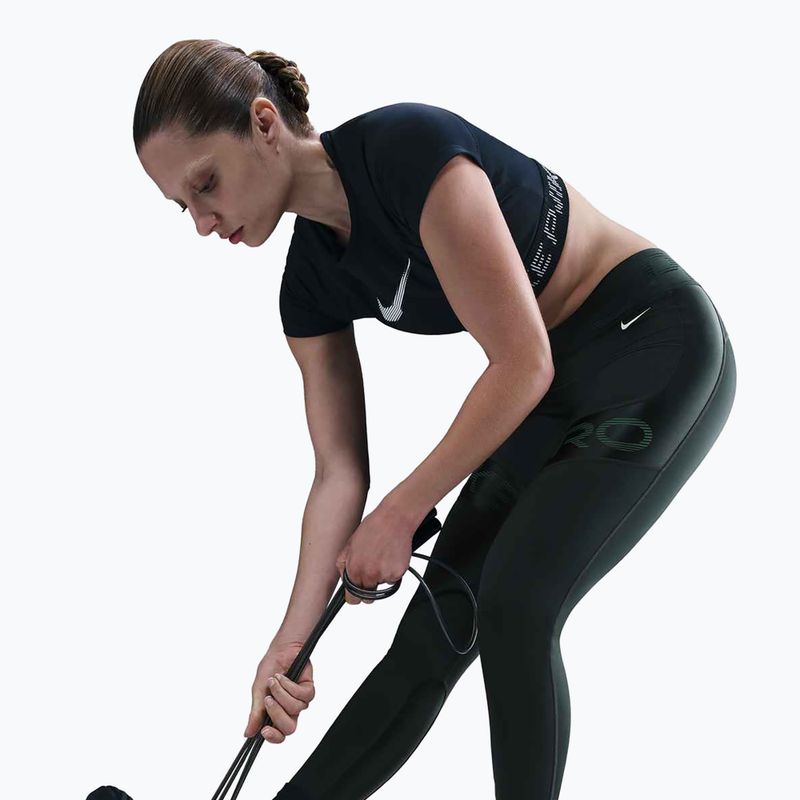 Dámske tréningové legíny Nike Pro Sculpt High-Waisted 7/8 seaweed/vintage green/white 5