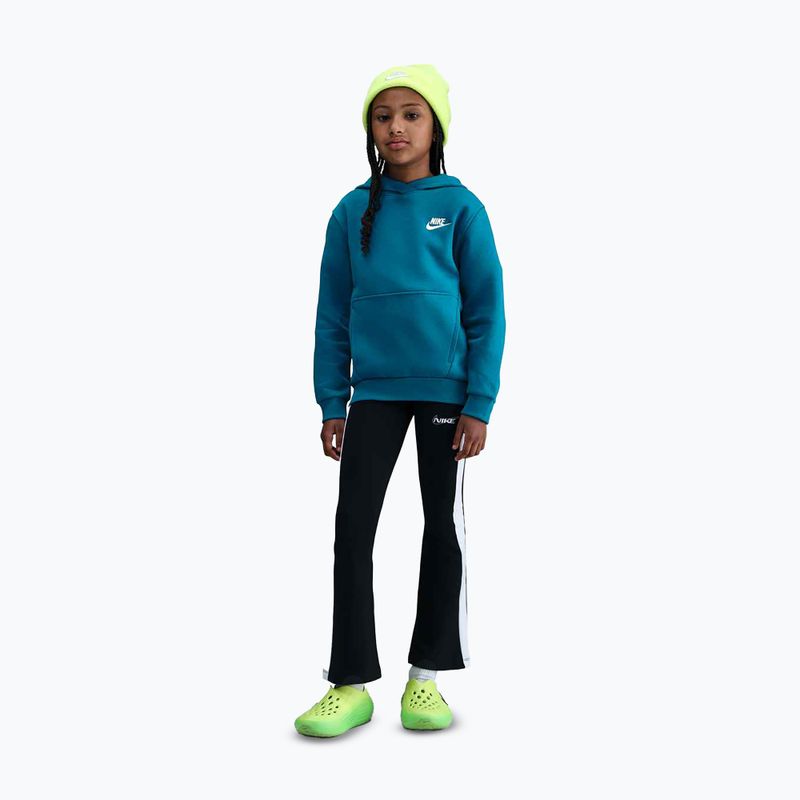 Detská mikina Nike Sportswear Club Fleece green abyss/white 3