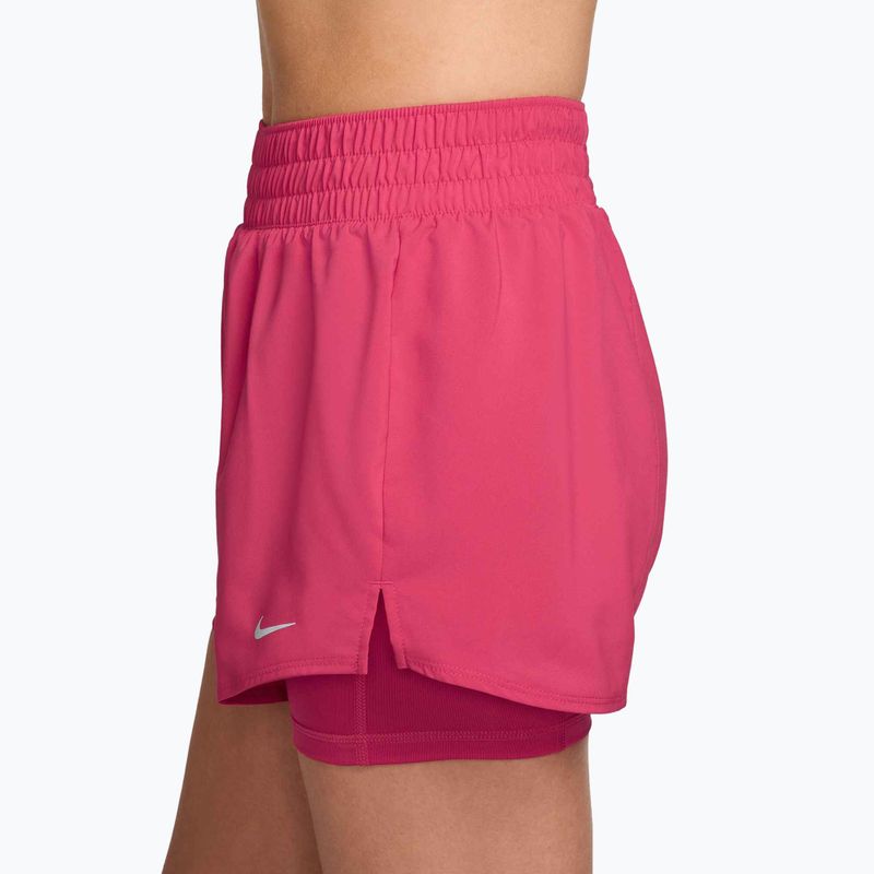 Dámske šortky Nike One Dri-Fit High-Waisted 3" 2In1 Rush Pink 4