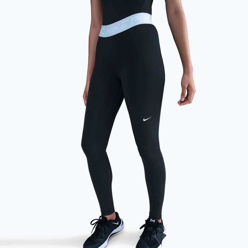 Dámske legíny Nike Pro 365 Tight black/celestine blue/white