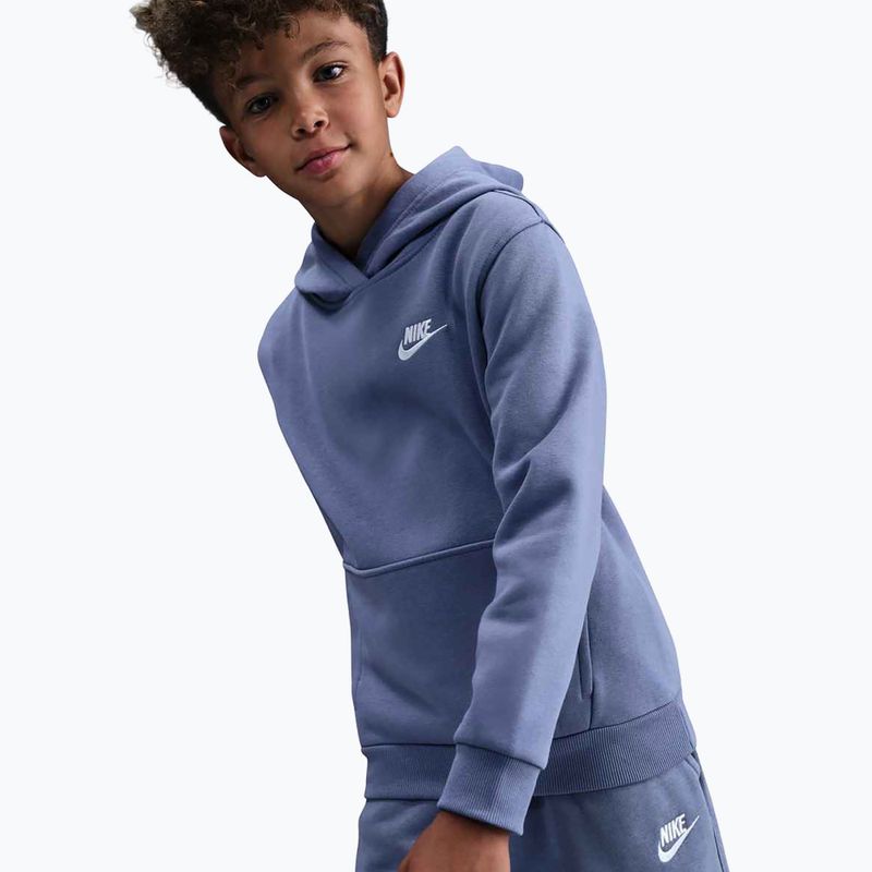 Detská mikina Nike Sportswear Club Fleece world indigo/white 2
