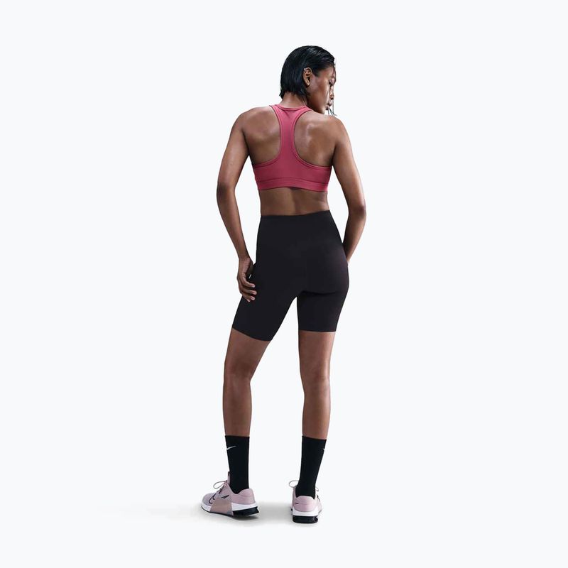 Fitness podprsenka Nike Swoosh Medium Support sweet beet/white 3