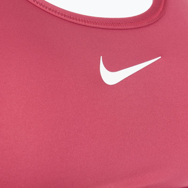 Fitness podprsenka Nike Swoosh Medium Support sweet beet/white 8