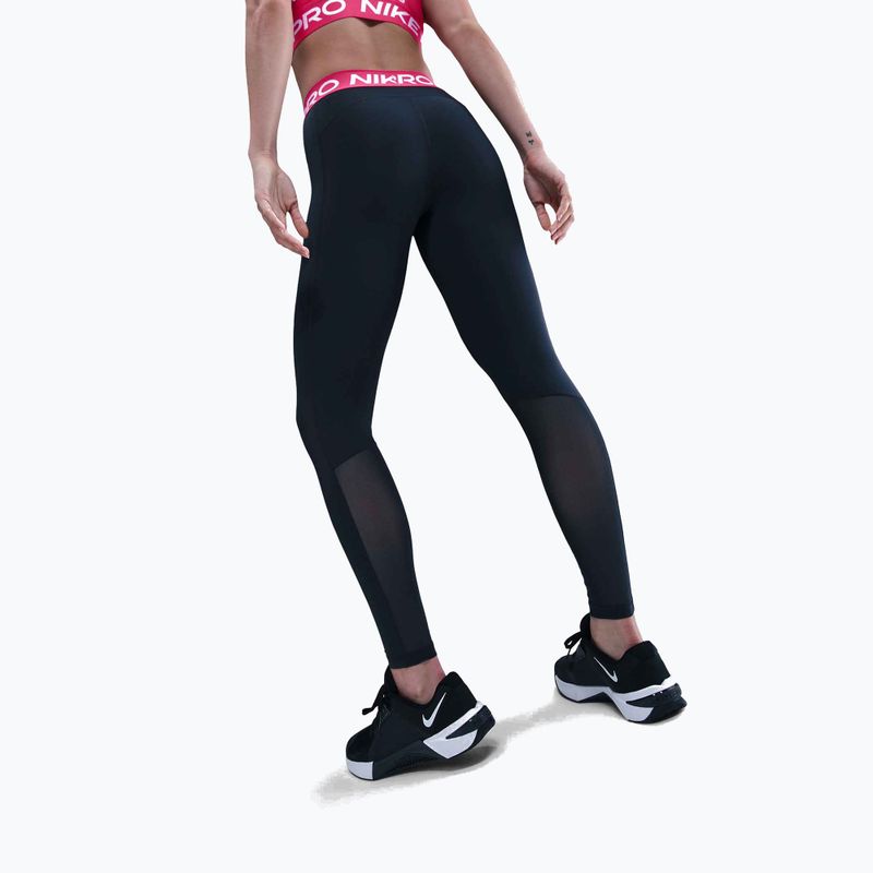 Dámske legíny Nike Pro 365 Tight black/rush pink/white 5