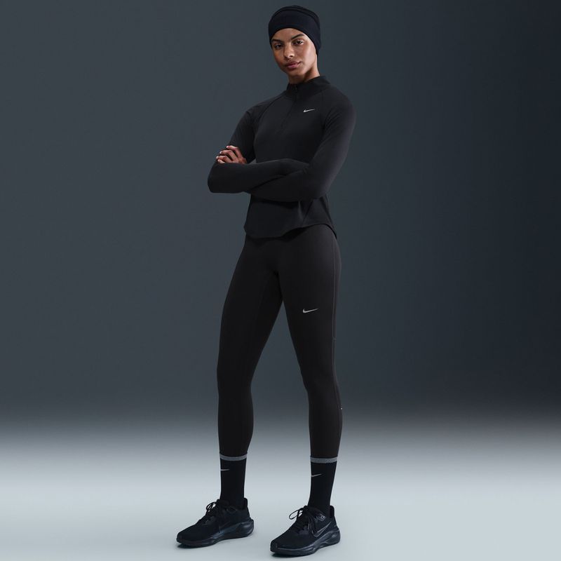 Dámske bežecké legíny Nike Tempo High-Waisted 7/8 black 7