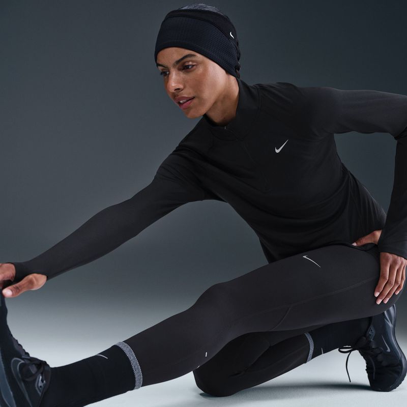 Dámske bežecké legíny Nike Tempo High-Waisted 7/8 black 9