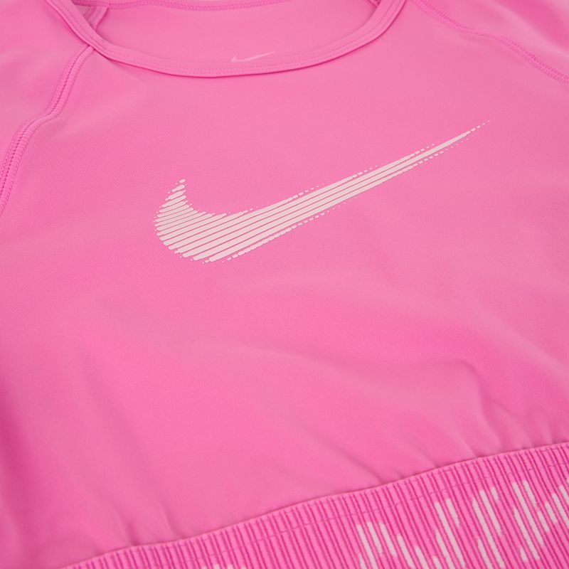 Dámsky tréningový top Nike Pro Dri-Fit Graphic Cropped playful pink/pink foam/white 9