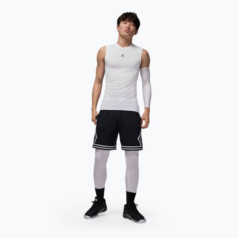 Pánske termo tričko Jordan Sport Dri-FIT white/black 2