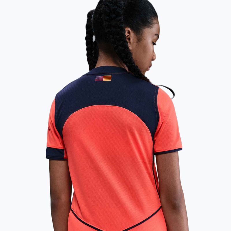 Detský futbalový dres Nike FC Barcelona 2025/26 Stadium Third Jr bright mango/midnight navy/midnight navy 8