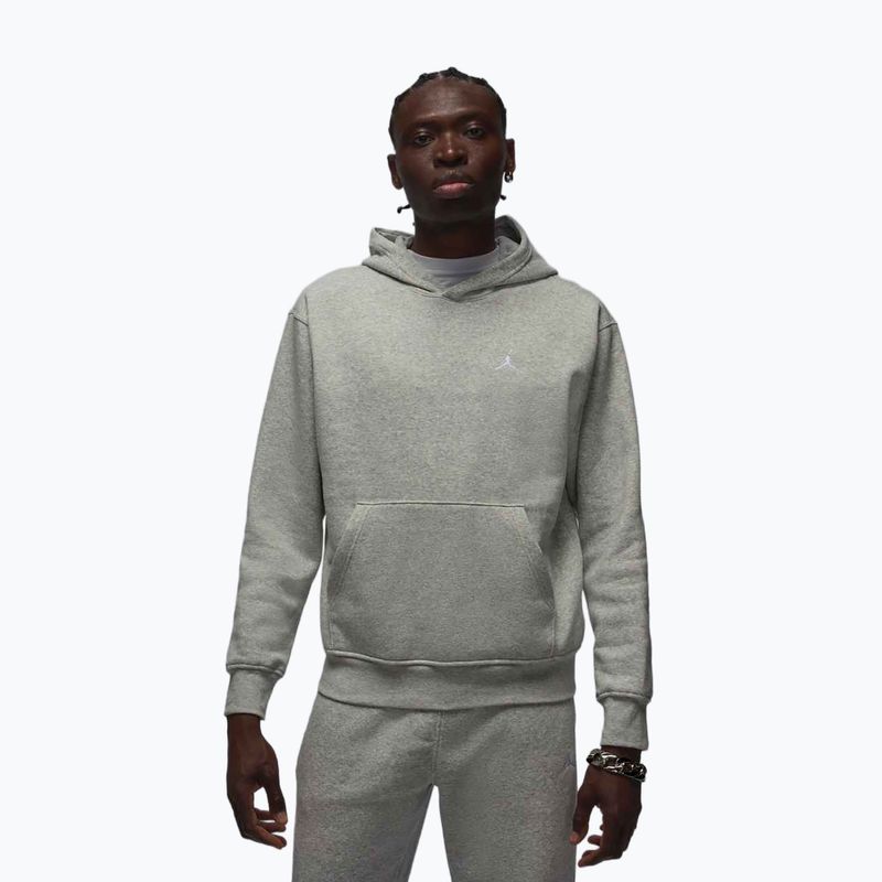 Pánska mikina Jordan Brooklyn Fleece grey heather/white