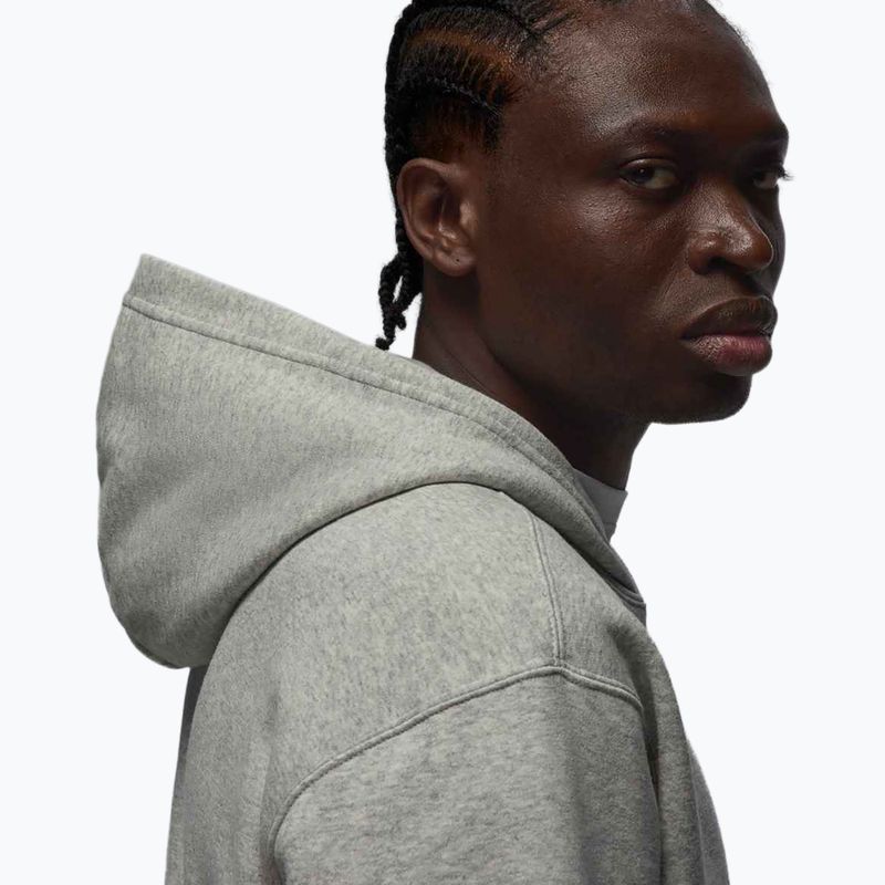 Pánska mikina Jordan Brooklyn Fleece grey heather/white 5