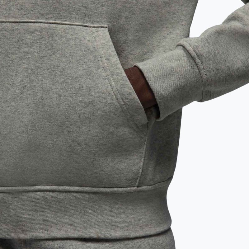 Pánska mikina Jordan Brooklyn Fleece grey heather/white 6