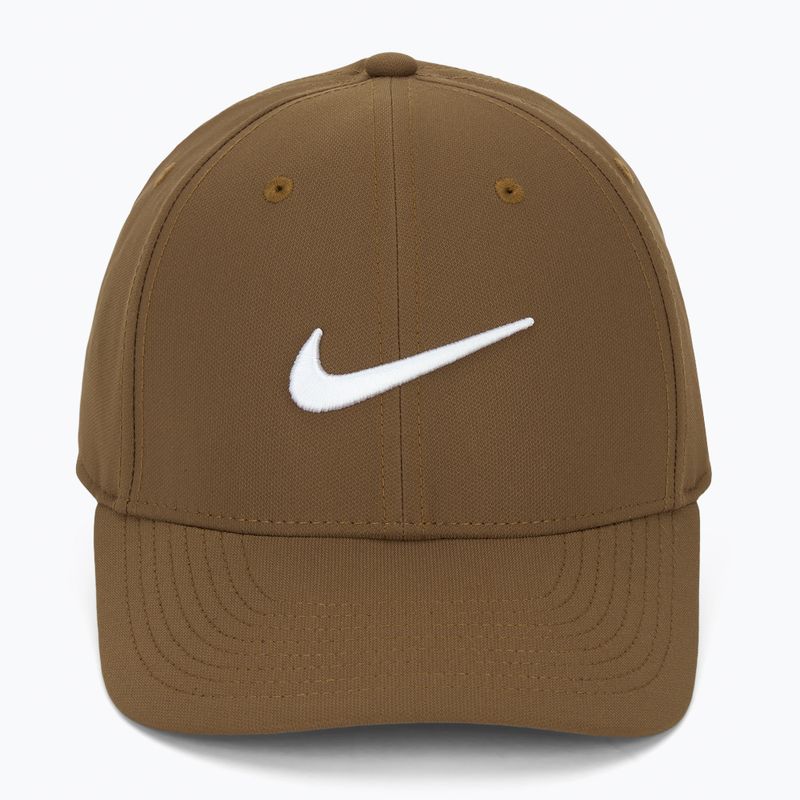 Šiltovka Nike Dri-FIT Club mosswood brown/white 2