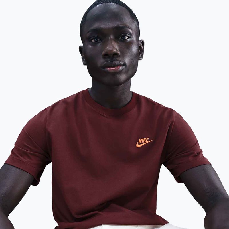 Pánske tričko Nike Sportswear Club dark team red 4