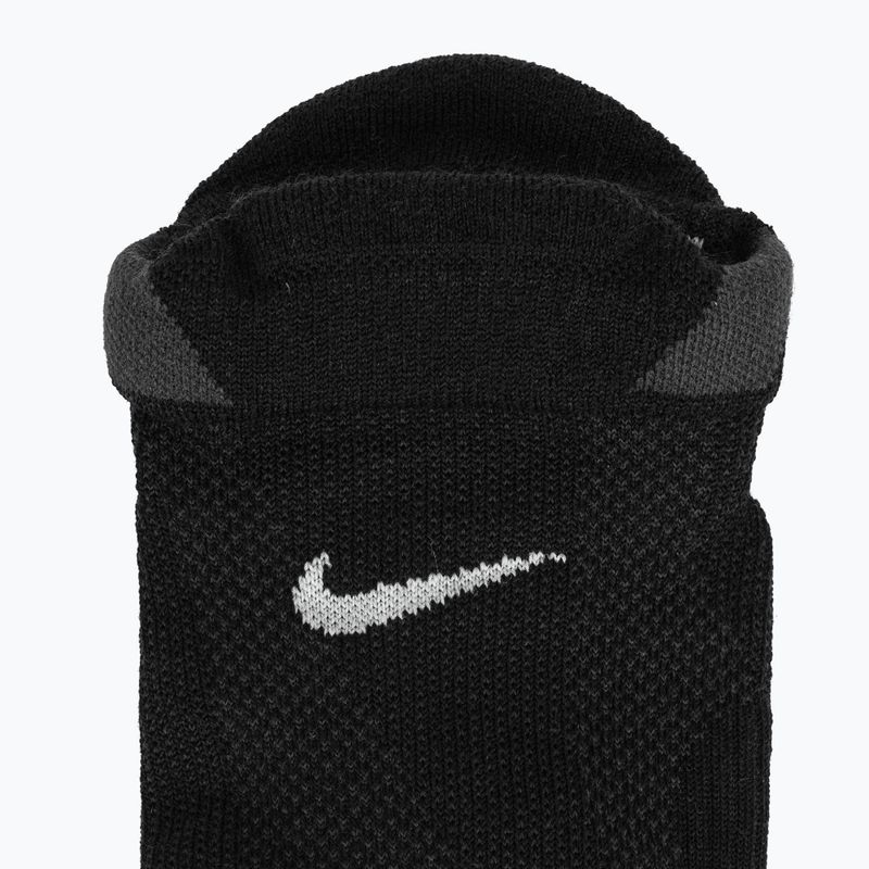 Ponožky Nike Running No-Show Wool black/dark smoke grey/light smoke grey 3