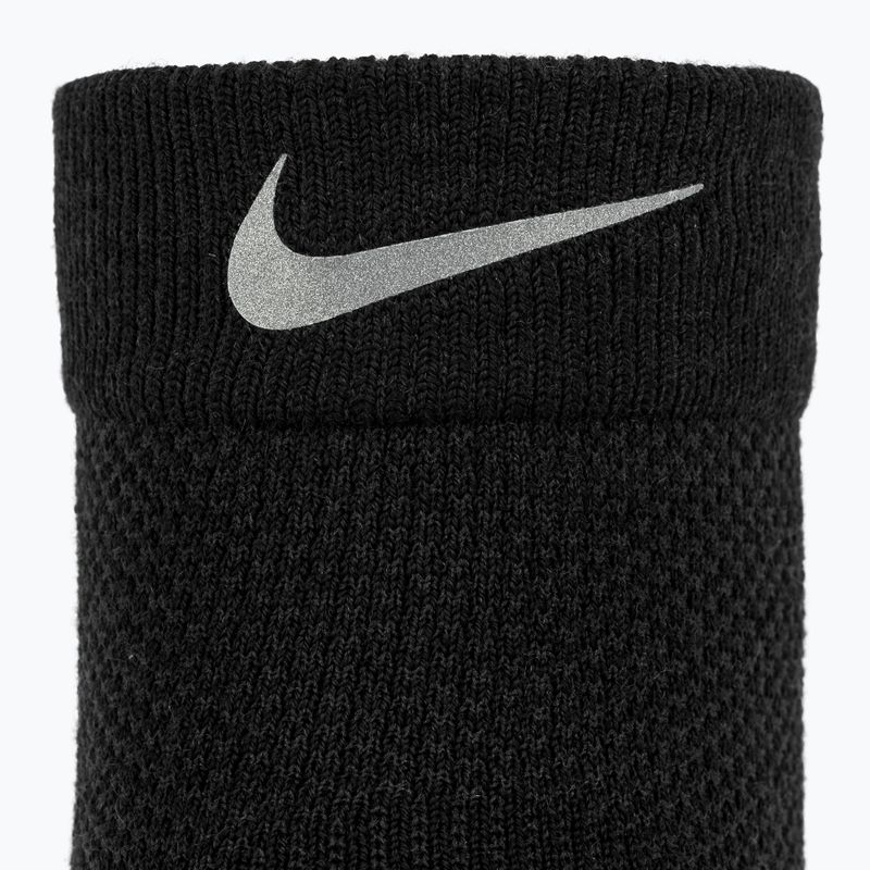 Ponožky Nike Running Wool Micro Crew black/dark smoke grey 3